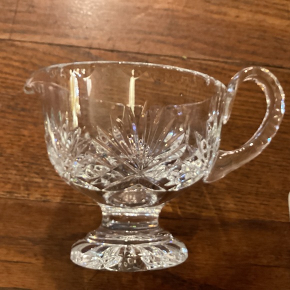 Leaded crystal footed sauce boat - Picture 7 of 7